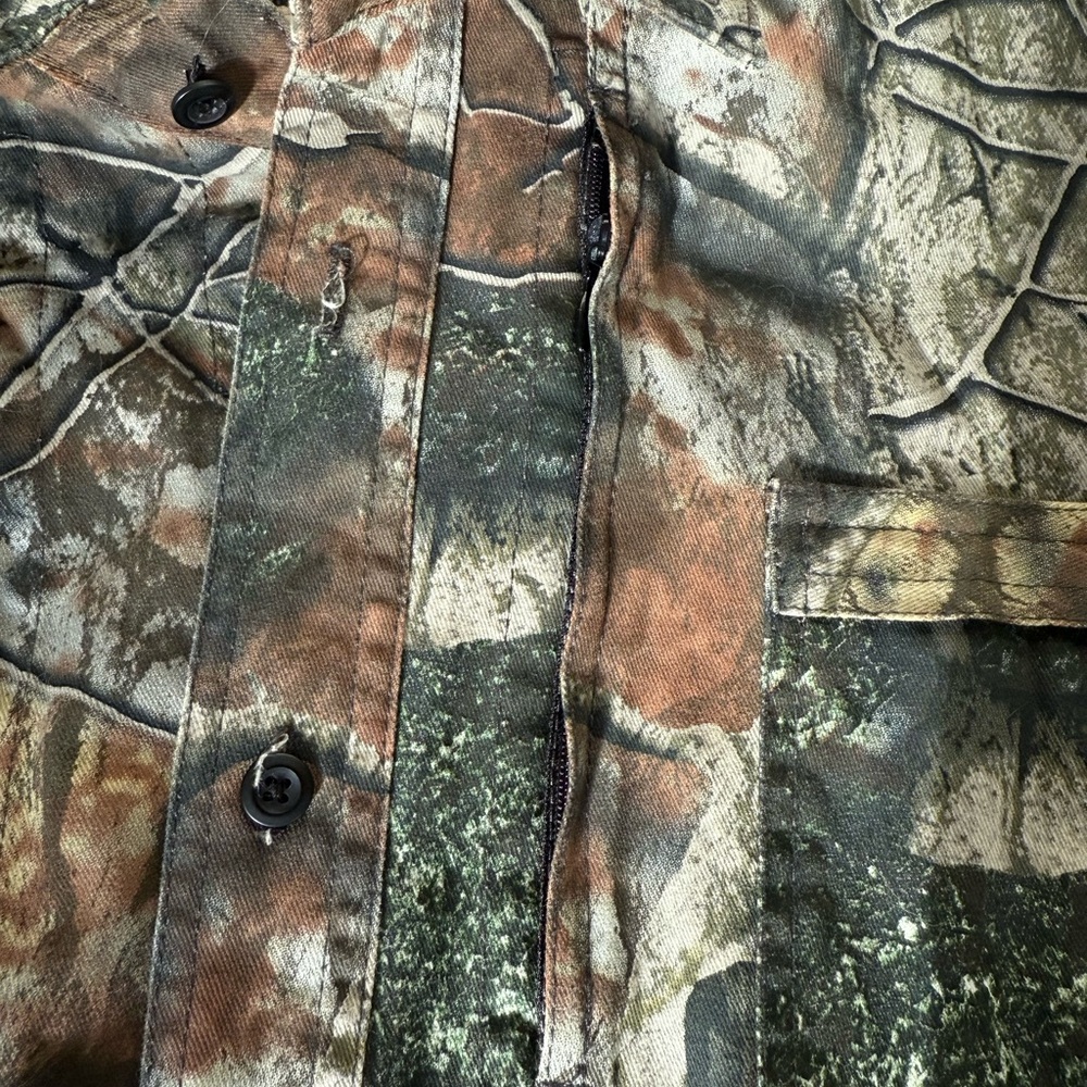 Mothwing Canyon Mimicry 2.0 Camo Print Button Down Shirt Jacket Mens 3XL Tree Di - Picture 8 of 15